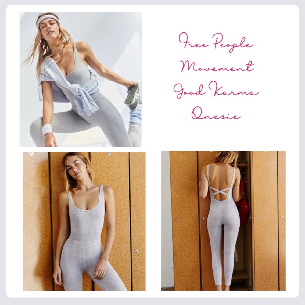 💕 Flawed but still fabulous! Free People Movement Good Karma Onesie & Tank